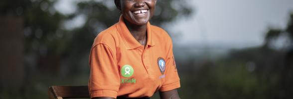 Rose Juan Nyoma, a member of Women Led Fora, Zone3 Bidibidi in West Nile, under DANIDA SP II Project in Oxfam’s peace building work: