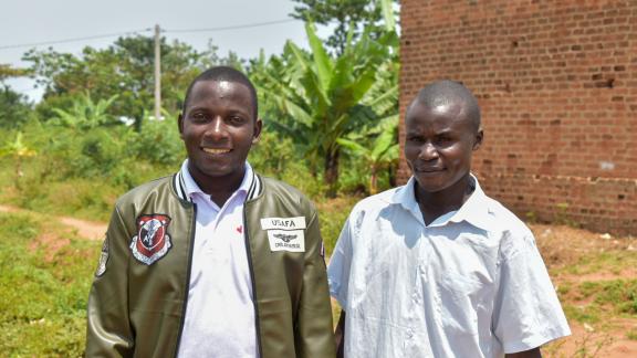 Edwin and Sam - community peer educators
