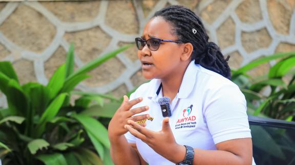 Catherine Nakasinde, Advocacy and influencing officer at African Women and Youth Action for Development.