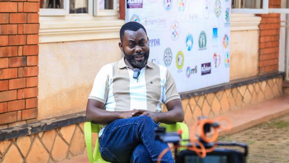 Lukendo Mbokani, the Executive Director of the Refugee-led Organisation Network