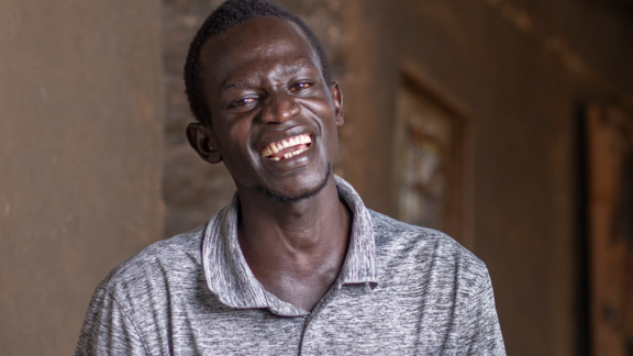 Sukran David Micheal, Male Champion in Bidibidi Refugee Settlement, Zone 3