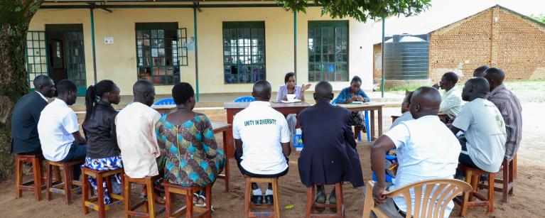 Lodonga institute instructors meet the Oxfam in Uganda Communications team