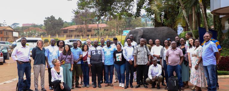 Oxfam affiliates and partners who attended the Just Energy Transition transition workshop