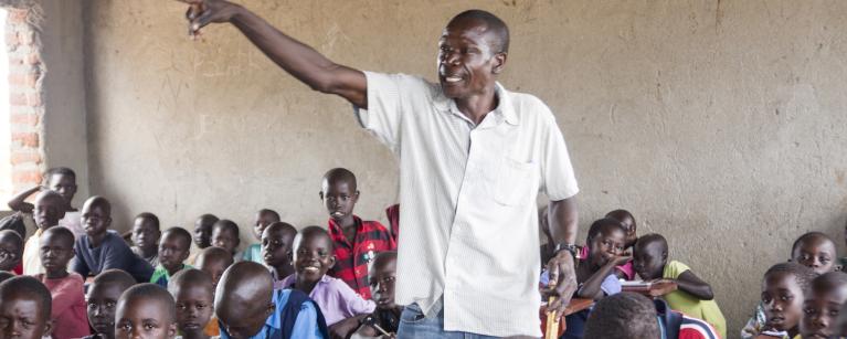 Simon Said, a teacher at Ofua VI Primary School