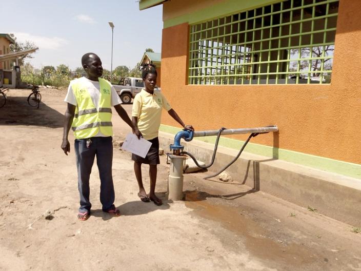The motorized boreholes that pump water to refugees in Imvepi constructed by Oxfam Photo By Robert Ariaka/Oxfam The motorized boreholes that pump water to refugees in Imvepi constructed by Oxfam Photo By Robert Ariaka/Oxfam