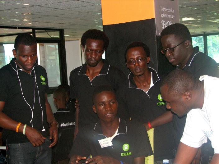 Participants in the datalab Hackathon. Credit: Emilly Niringiye