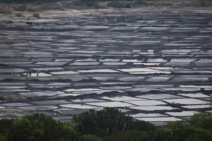 One of the salt mines in Uganda