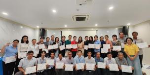 Ảnh tập thể các thành viên tham gia tập huấn