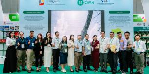 Doanh nghiệp và HTX tôm - lúa tăng cường liên kết thị trường tại Vietnam FoodExpo 2025