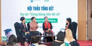 Hội thảo tổng kết dự án công bằng cho tất cả oxfam