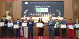 Oxfam in Vietnam honored by VUFO for “Outstanding Contributions” in 2024