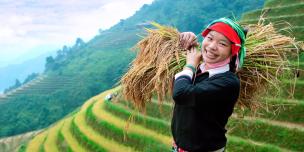 Ethnic minority beneficiary in Ninh Binh province. Credit: Oxfam Vietnam