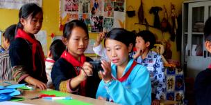 Ethnic minority children take part in projects in Sa Pa, Vietnam. Credit: Oxfam Vietnam