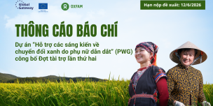 Dự án “Hỗ trợ các sáng kiến về chuyển đổi xanh do phụ nữ dẫn dắt” công bố Đợt tài trợ lần thứ hai