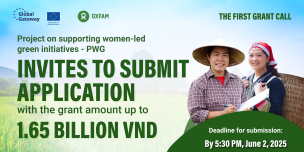 Invitation to submit first grant application - “Project on supporting women-led green initiatives - PWG”