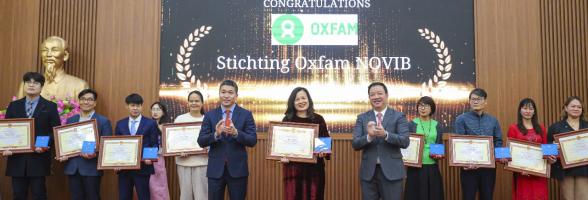 Oxfam in Vietnam honored by VUFO for “Outstanding Contributions” in 2024