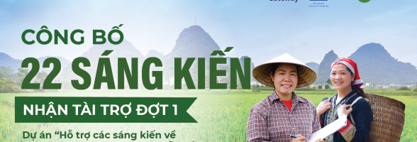 PWG công bố 22 sáng kiến nhận tài trợ đợt 1