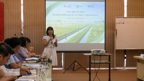 Nguyen Hoai Chau, Senior Development Officer and representative of the Embassy of Canada in Vietnam