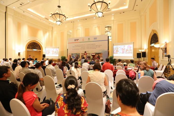 WEAVE launch workshop in Hanoi. Credit: Oxfam in Vietnam