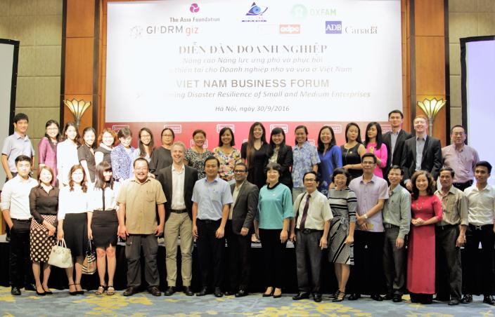 The 2016 National Business Forum in Hanoi. Credit: Oxfam Vietnam