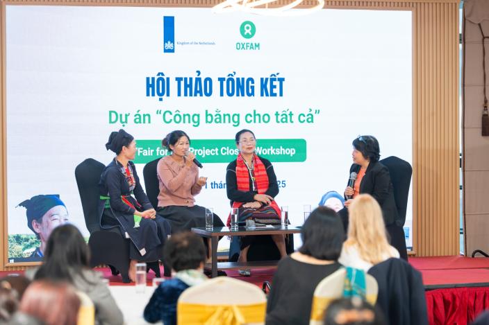 Hội thảo tổng kết dự án công bằng cho tất cả oxfam