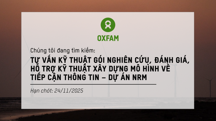 Tư vấn nghiên cứu, đánh giá, hỗ trợ kỹ thuật xây dựng mô hình về tiếp cận thông tin