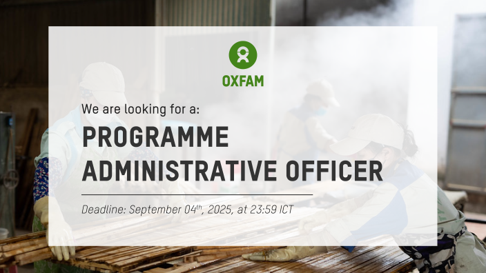 PROGRAMME ADMINISTRATIVE OFFICER