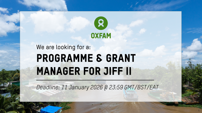 Programme & Grant Manager for JIFF 2