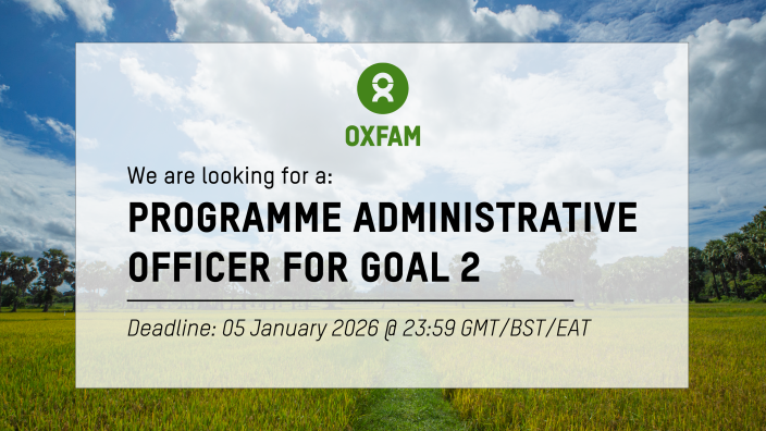 PROGRAMME ADMINISTRATIVE OFFICER