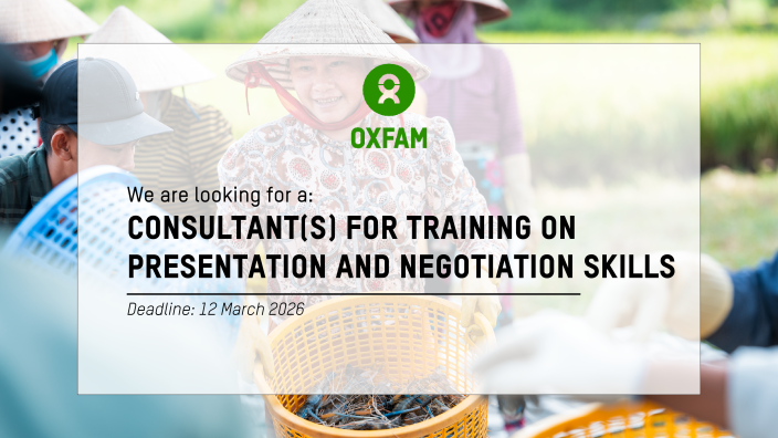 Training on Presentation and Negotiation Skills for core farmers in the shrimp and rice value chains