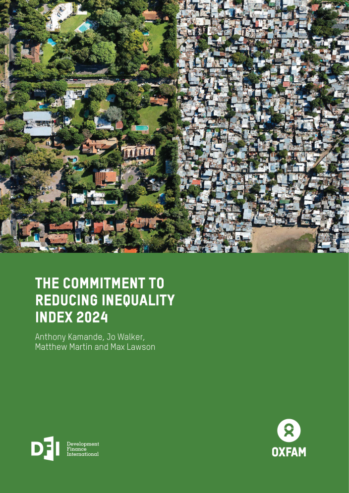 The commitment to reducing inequality index 2024