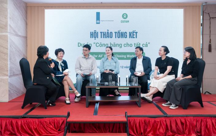 phiên tọa đàm 2 dự án công bằng cho tất cả oxfam