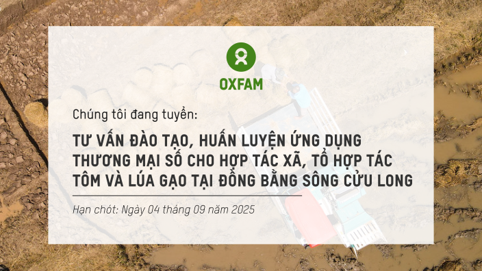 Tư vấn đào tạo, huấn luyện ứng dụng thương mại số cho hợp tác xã, tổ hợp tác tôm và lúa gạo tại Đồng bằng sông Cửu Long