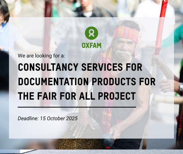 Consultancy services for documentation products for  the Fair for All project