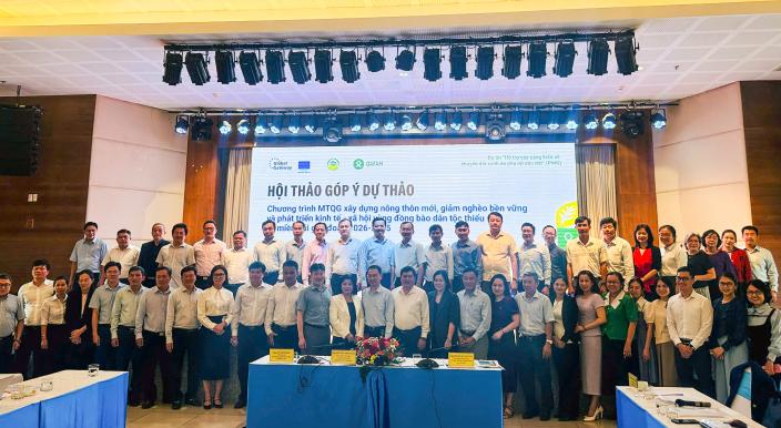 Hội thảo góp ý Dự thảo Chương trình mục tiêu quốc gia về xây dựng nông thôn mới, giảm nghèo bền vững và phát triển kinh tế - xã hội vùng đồng bào dân tộc thiểu số và miền núi giai đoạn 2026-2035 pwg